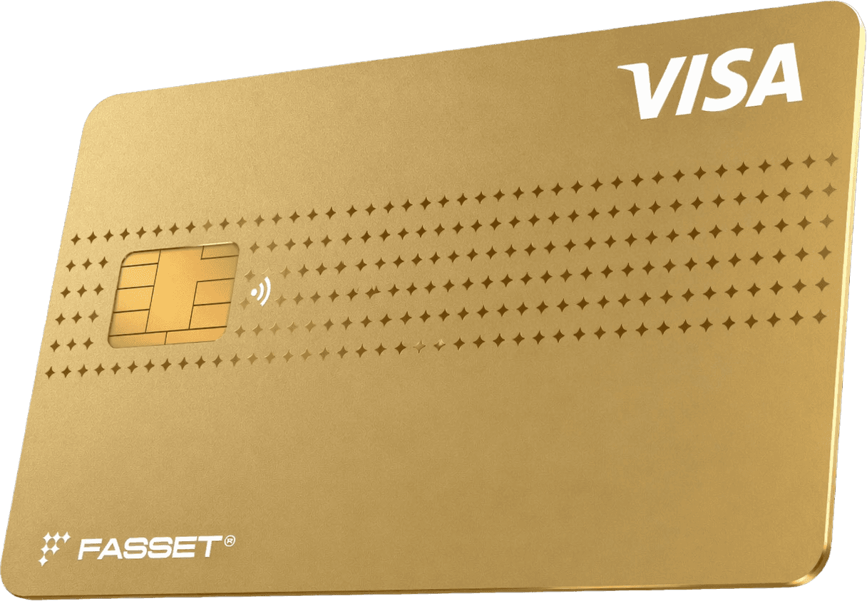 Fasset gold Visa card